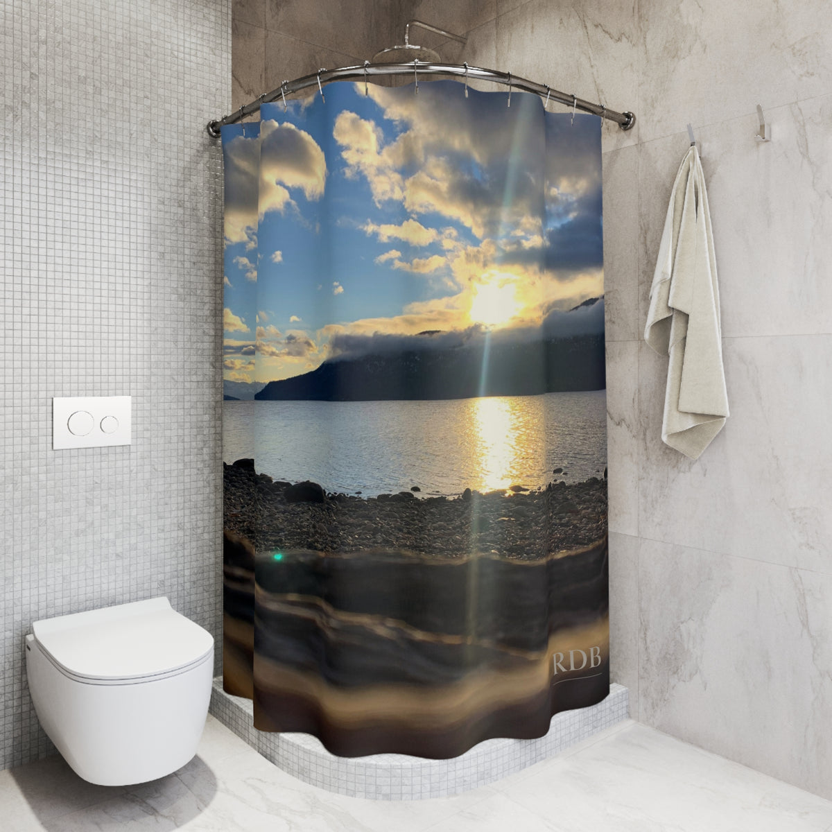 Kelowna Lake View Shower Curtain