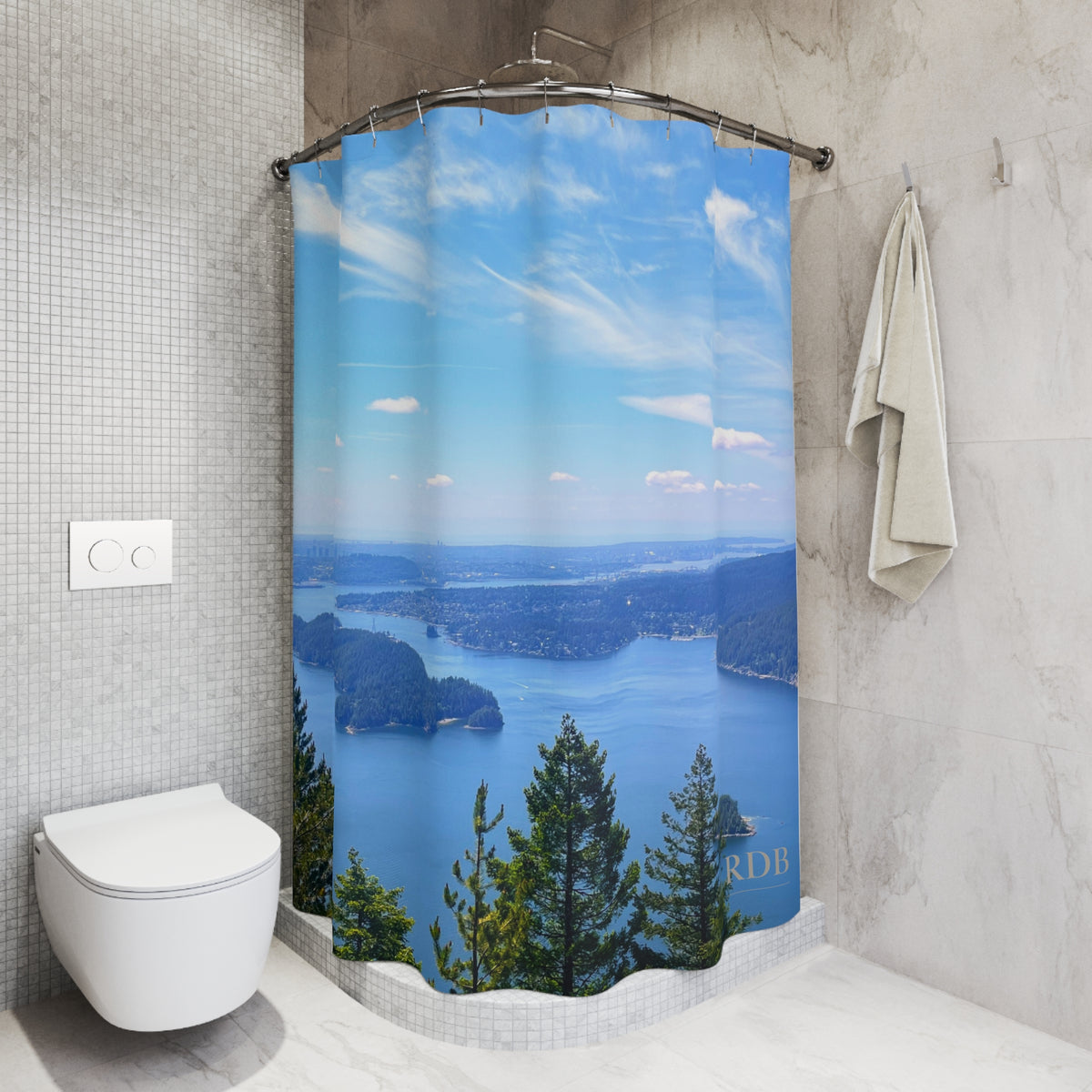 Great View Shower Curtain