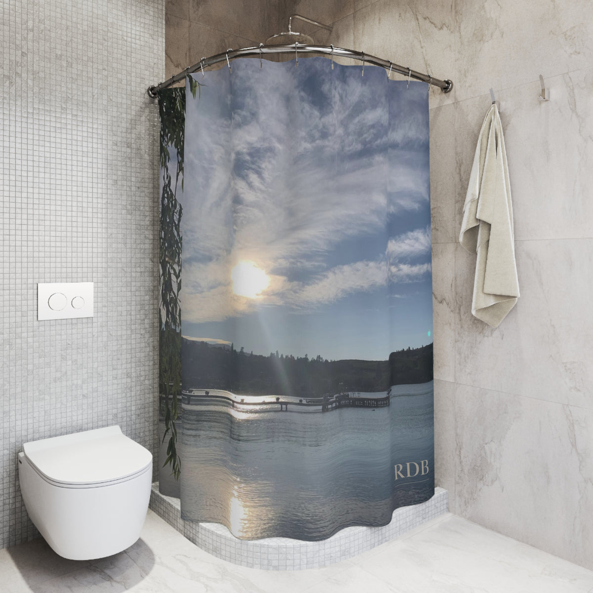 Lake Time Shower Curtain