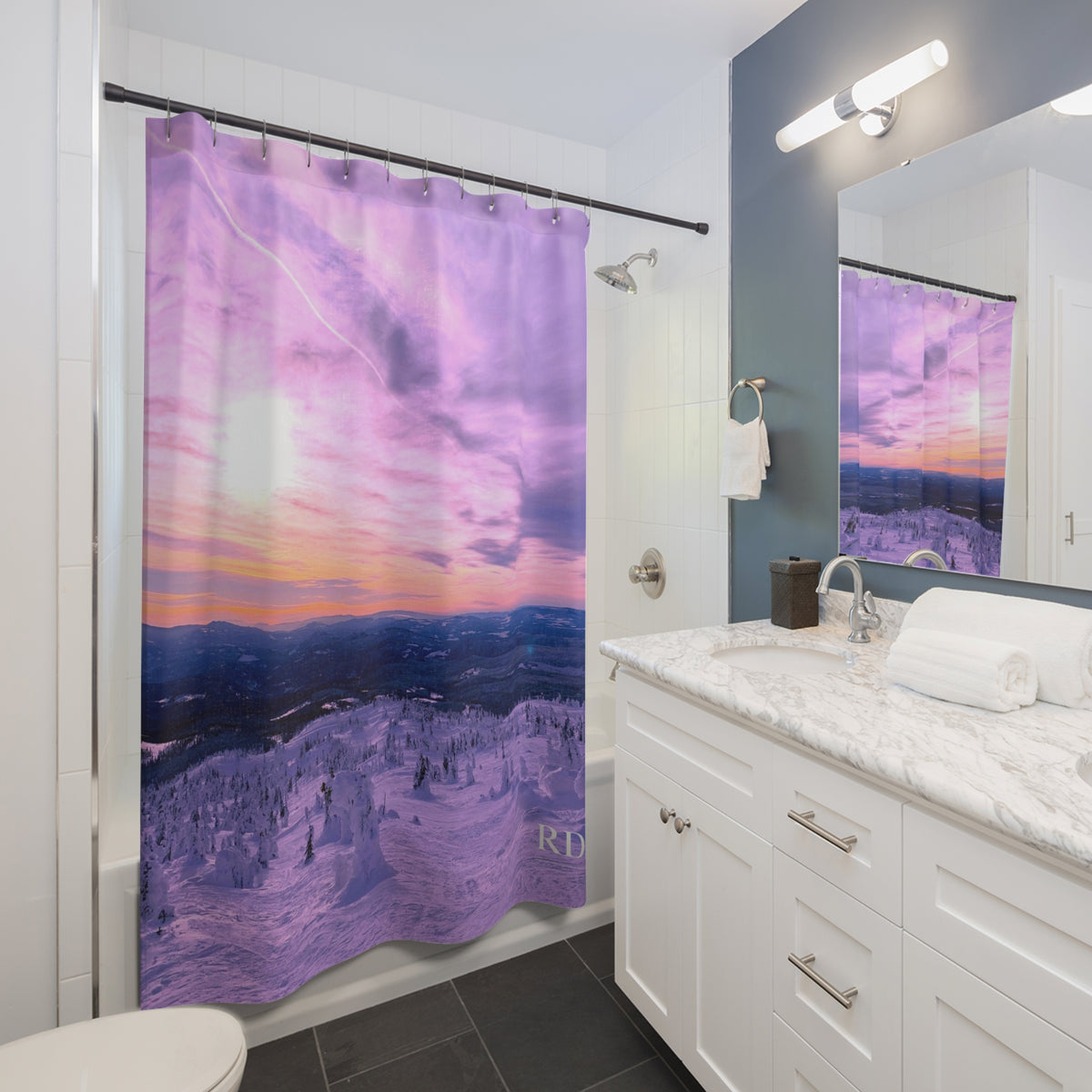 Groovy Glades Shower Curtain