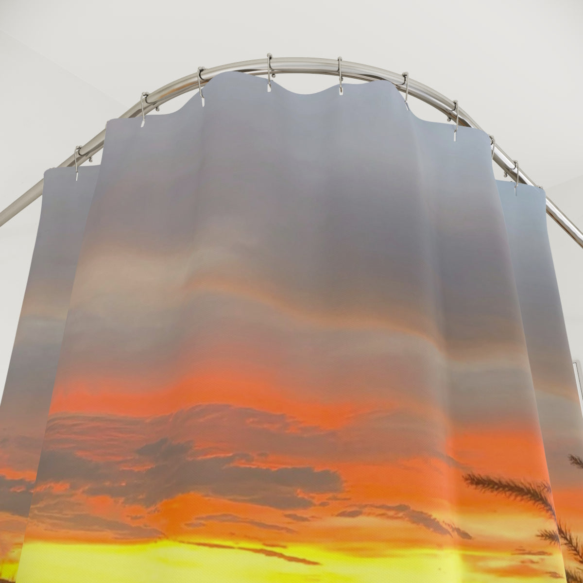 Winery Lake View Shower Curtain