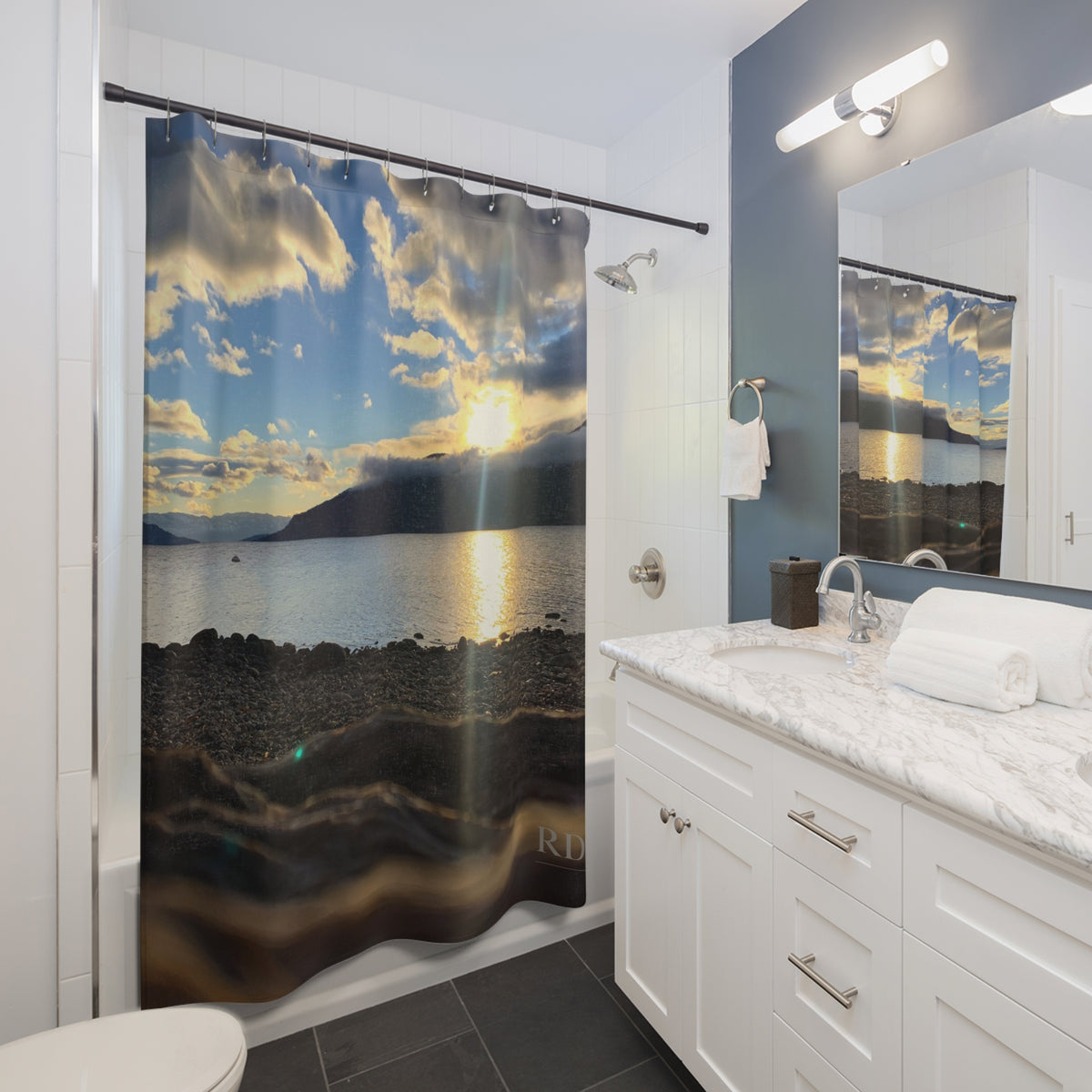 Kelowna Lake View Shower Curtain