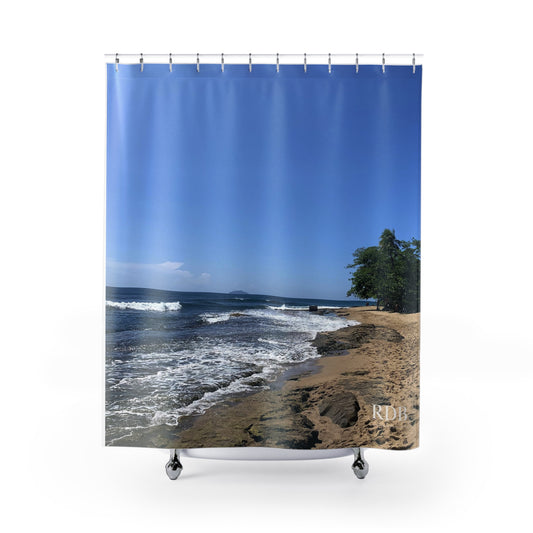 Tropical Beach Shower Curtain