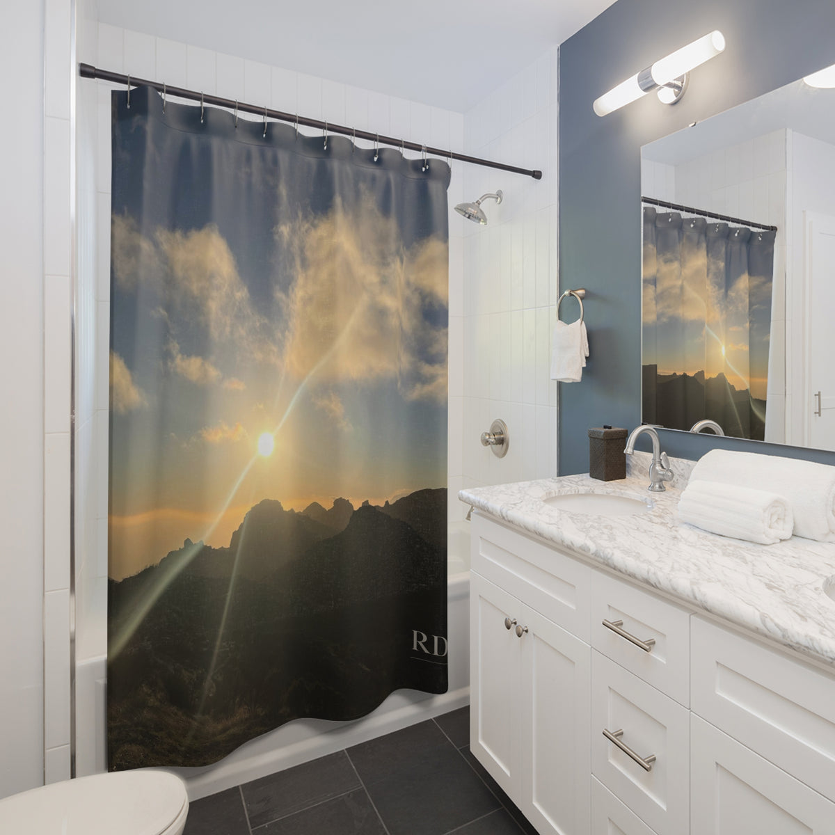 Malibu Sunrise Shower Curtain