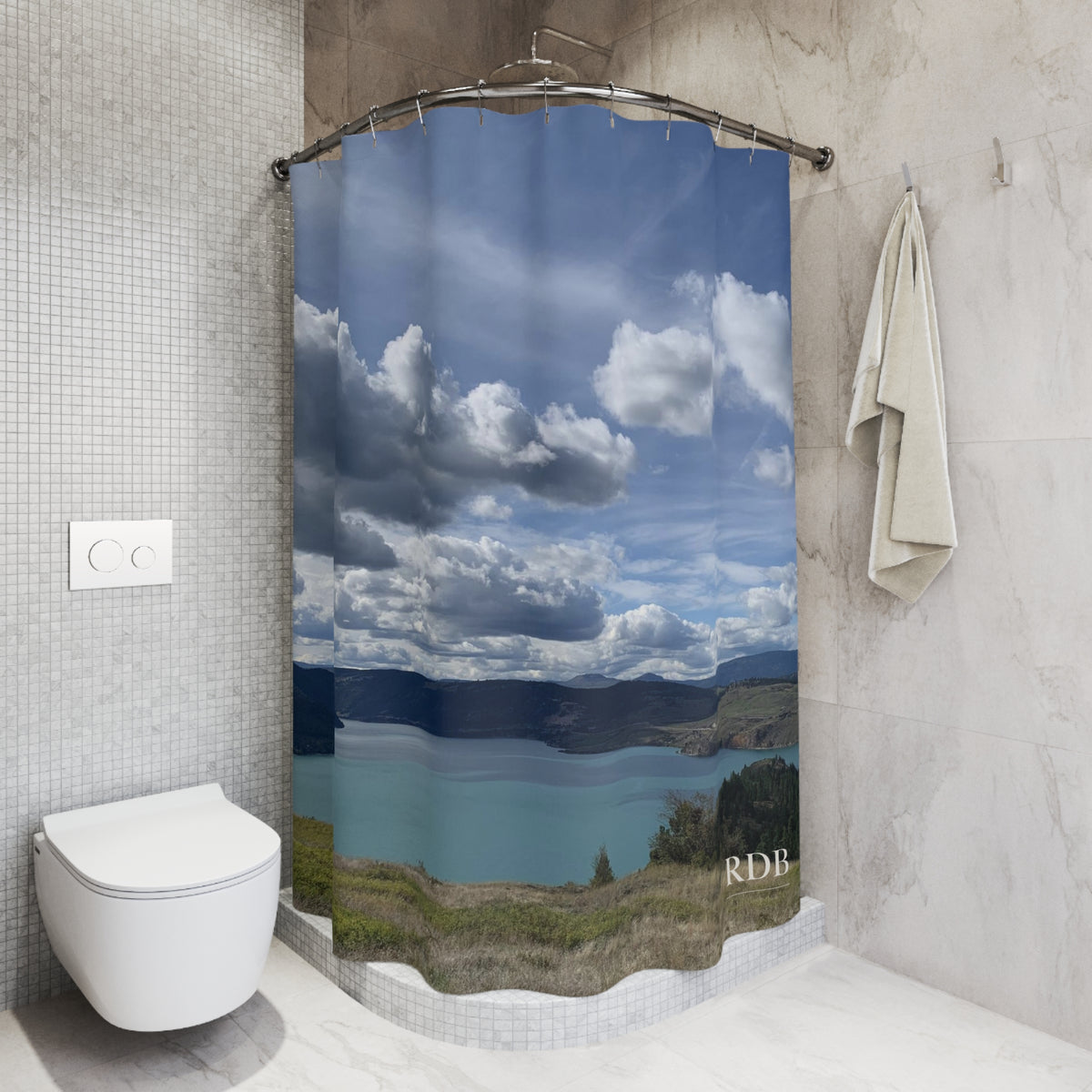 Kalamalka Lake Shower Curtain