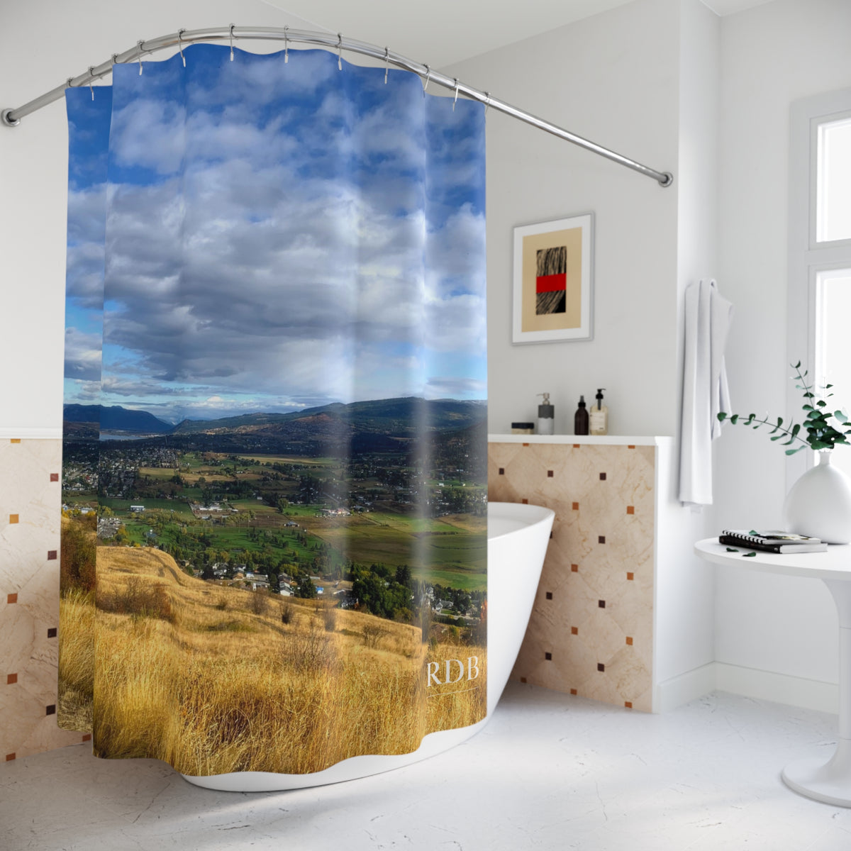 Golden Hills Okanagan Valley Shower Curtain