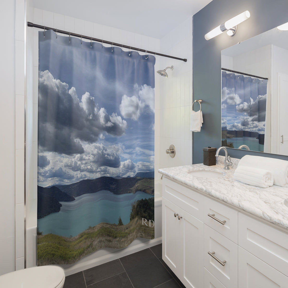 Kalamalka Lake Shower Curtain