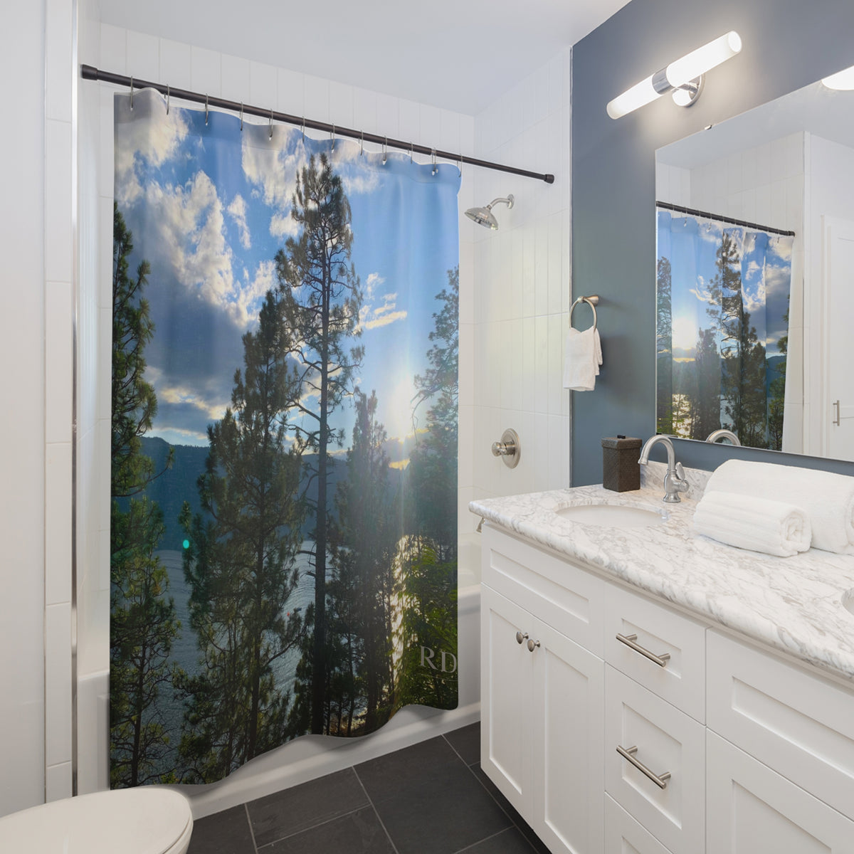 Lake Adventure Shower Curtain