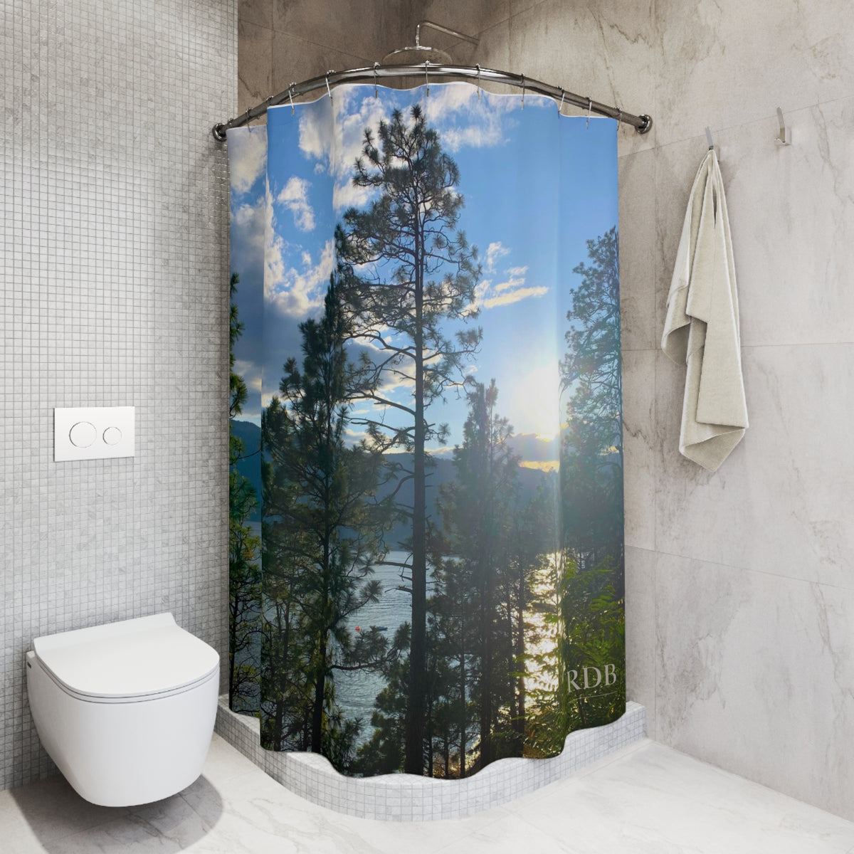 Lake Adventure Shower Curtain