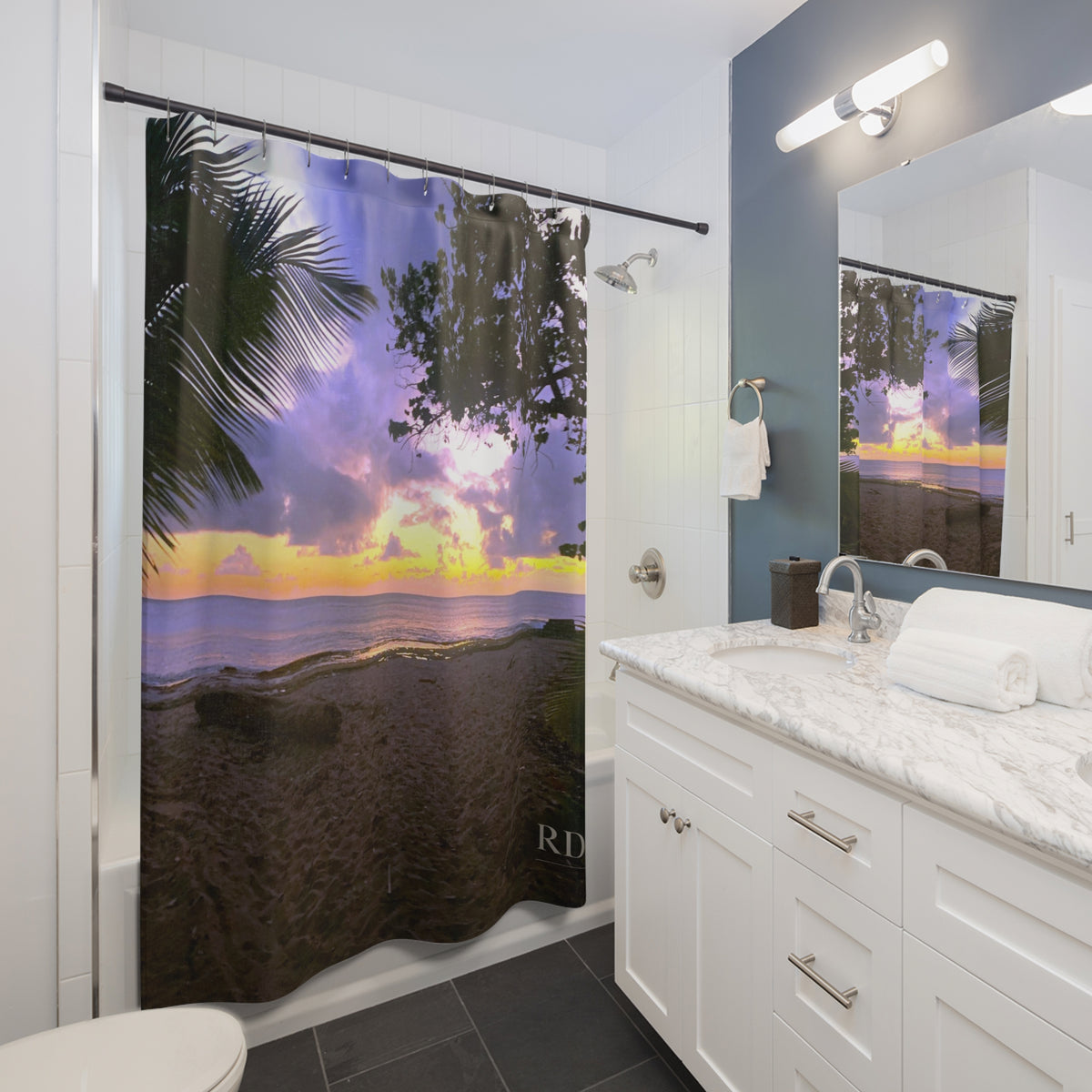 Puerto Rican Paradise Shower Curtain