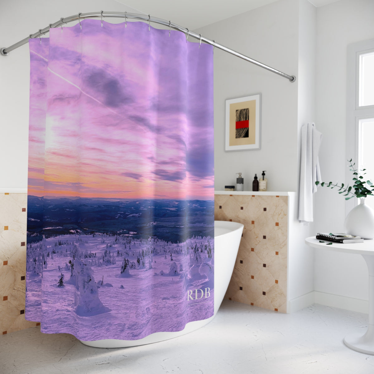 Groovy Glades Shower Curtain