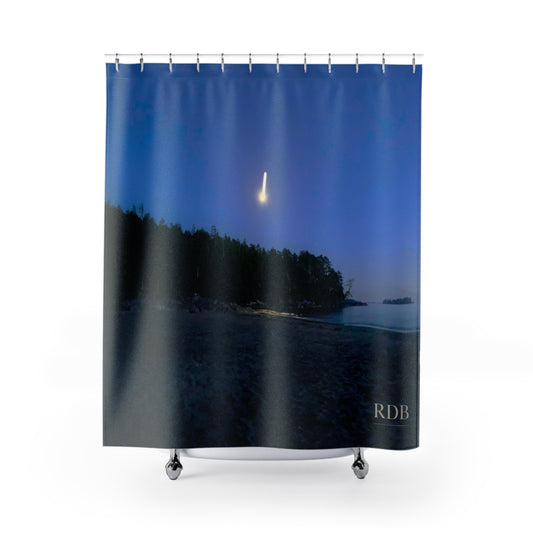 Beach Shooting Star Shower Curtain