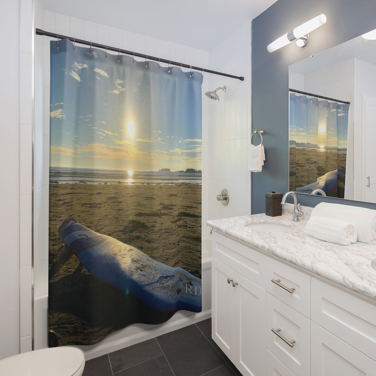 Surf Tofino Shower Curtain