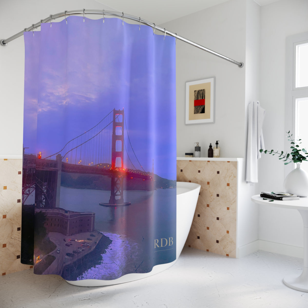 Golden Gate Bridge Shower Curtain