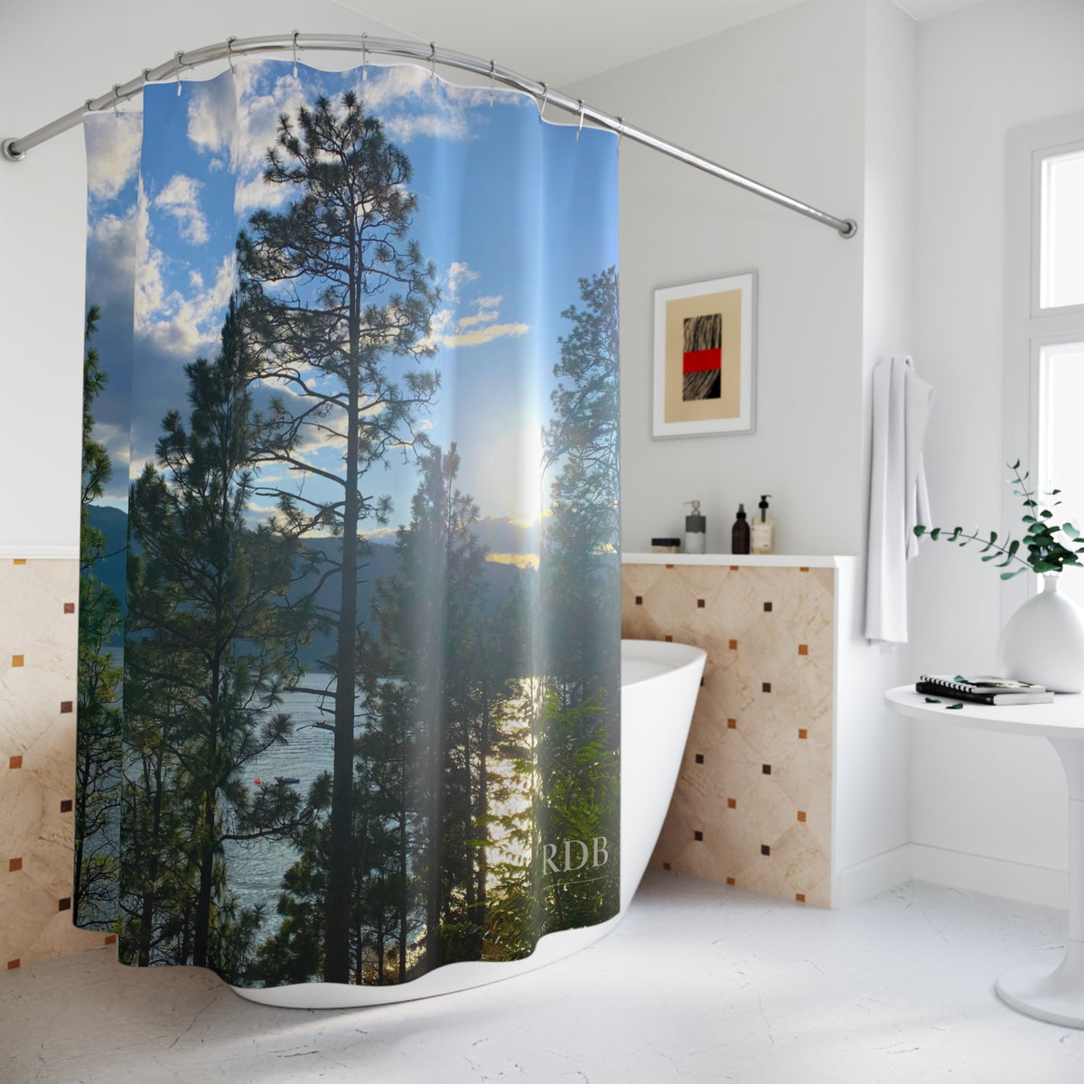 Lake Adventure Shower Curtain