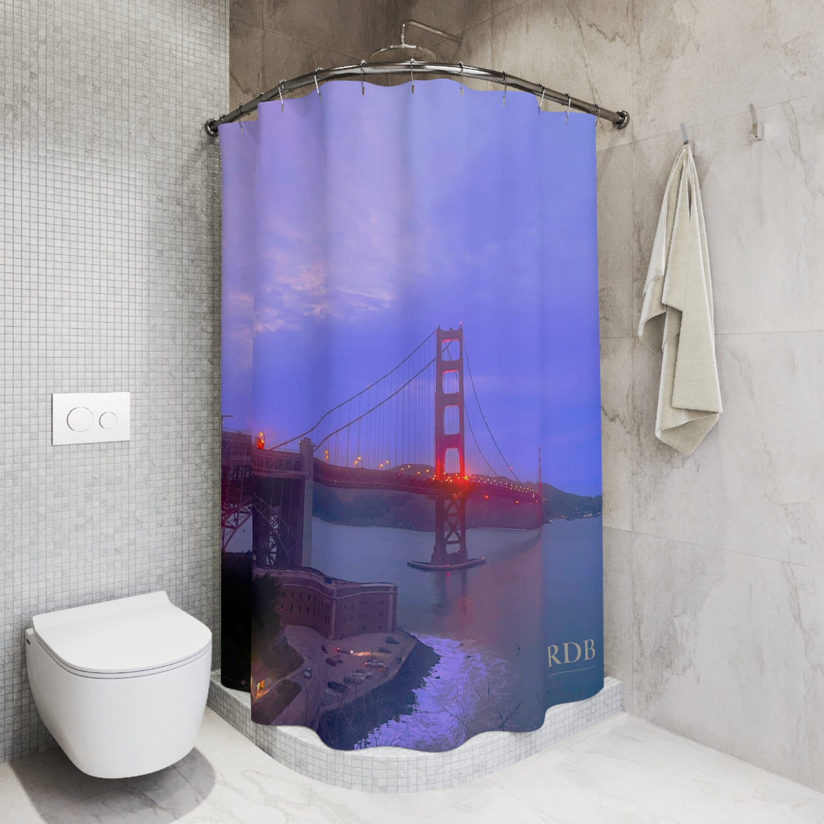 Golden Gate Bridge Shower Curtain