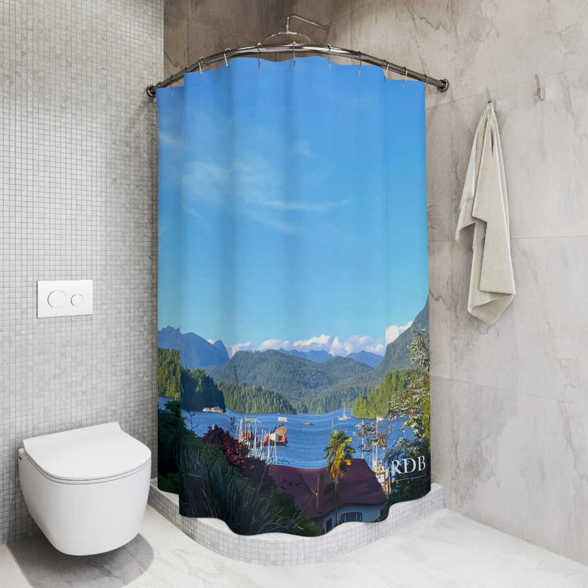 Vancouver Island Vibes Shower Curtain