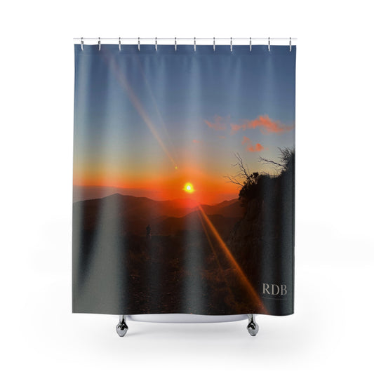 Santa Monica Sunset Shower Curtain