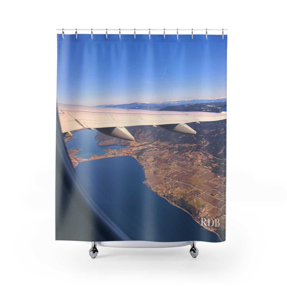Aerial View Shower Curtain