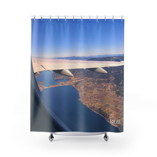 Aerial View Shower Curtain