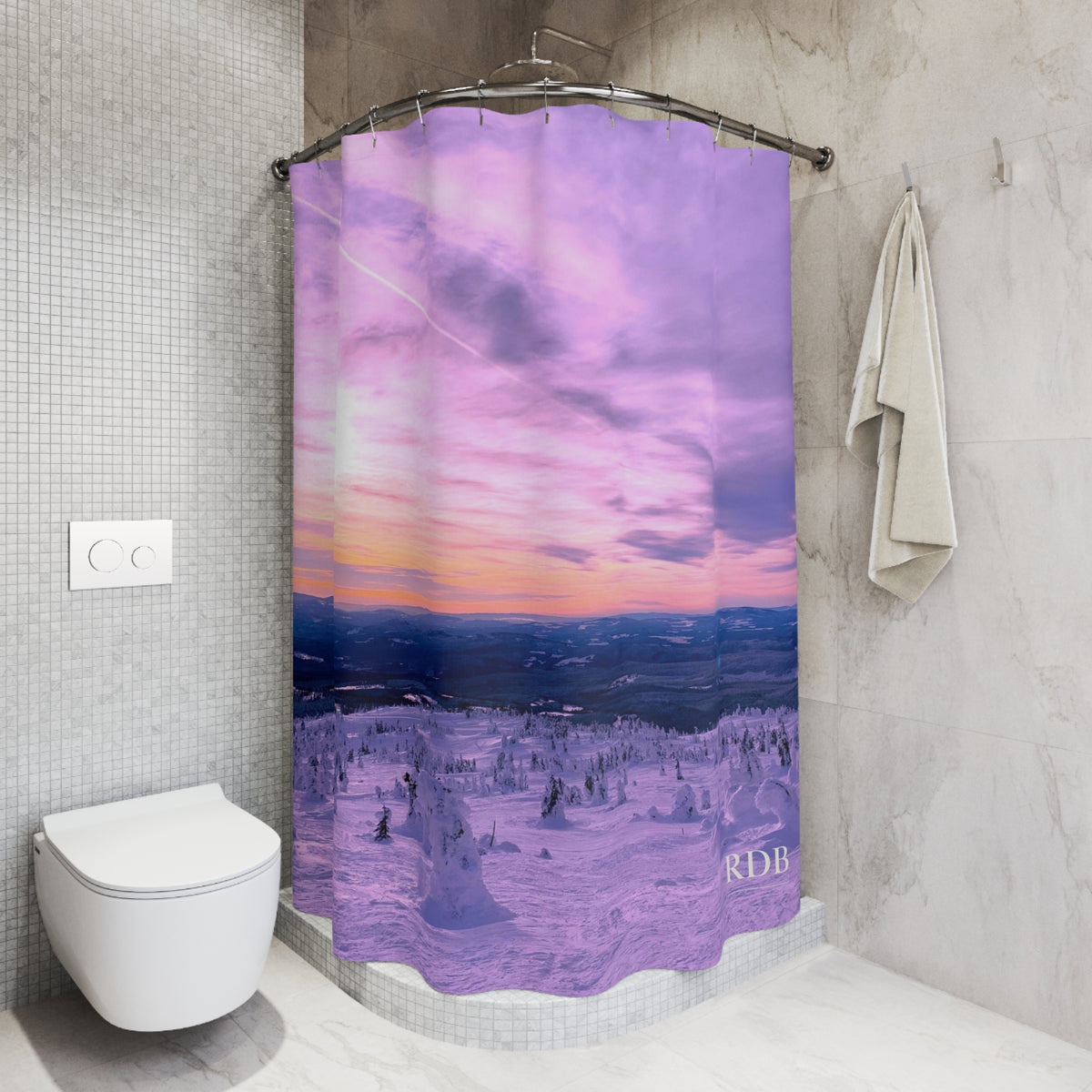 Groovy Glades Shower Curtain