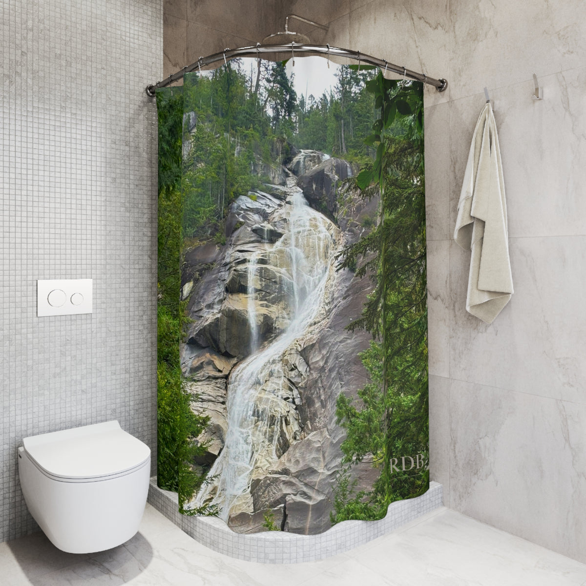 Chasing Waterfalls Shower Curtain