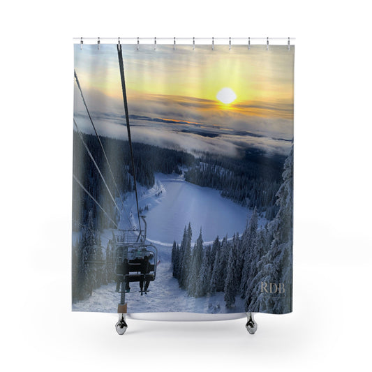Chairlift to Heaven Shower Curtain