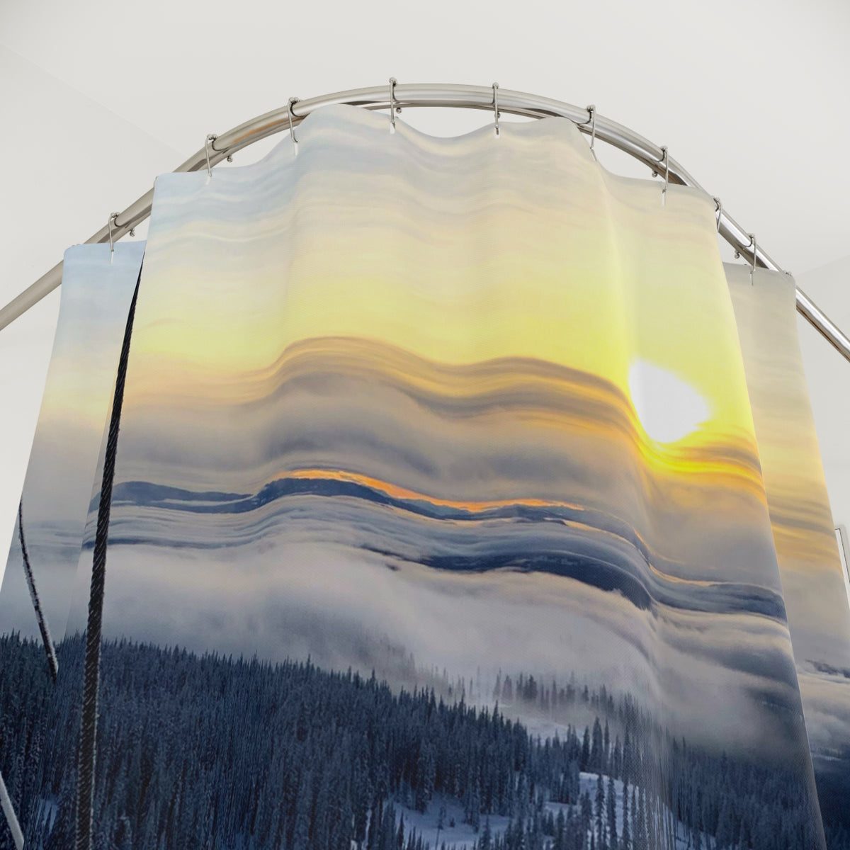 Chairlift to Heaven Shower Curtain