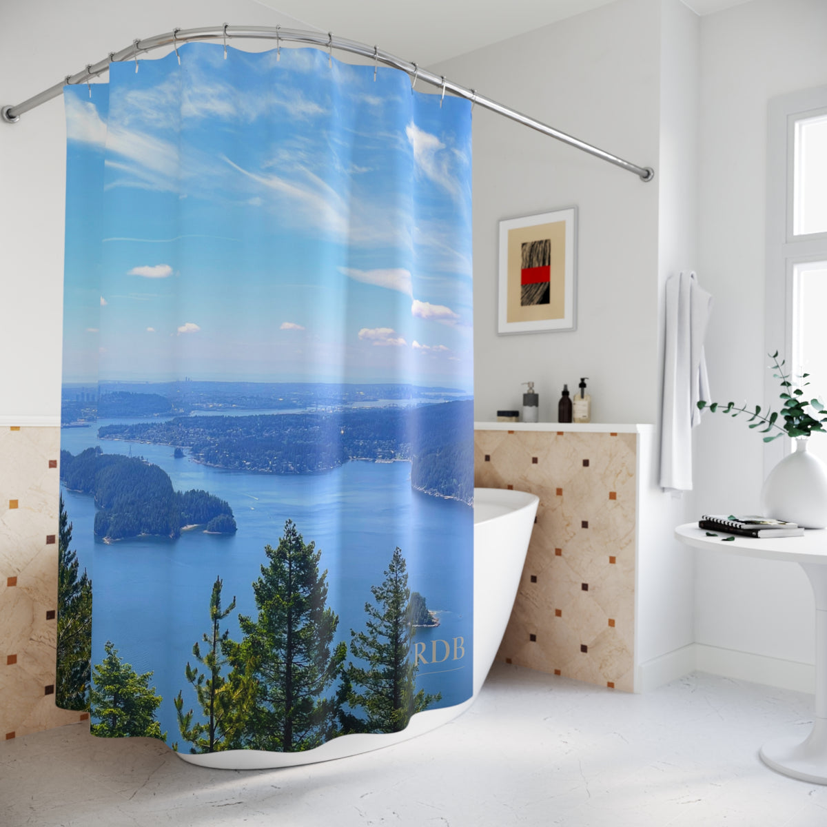 Great View Shower Curtain