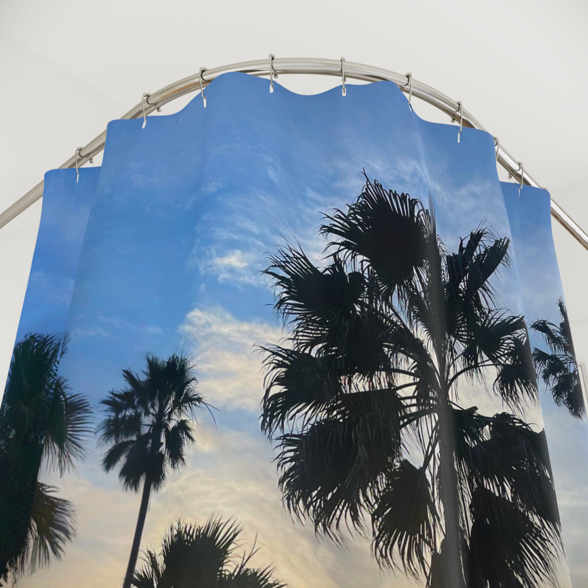 California Beach Vibes Shower Curtain