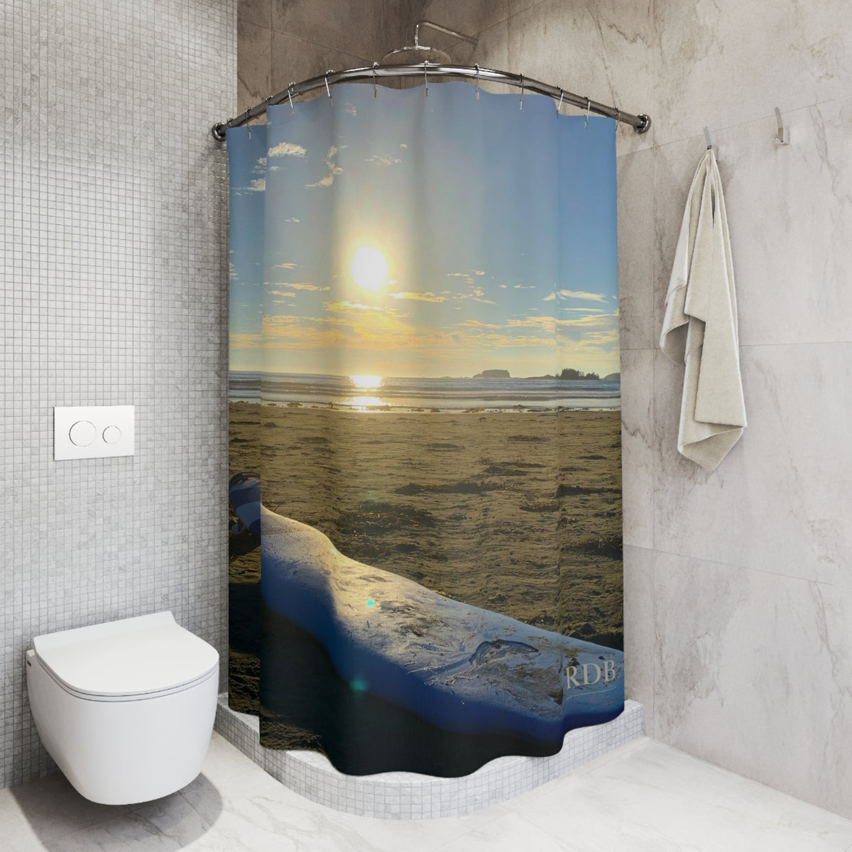 Surf Tofino Shower Curtain