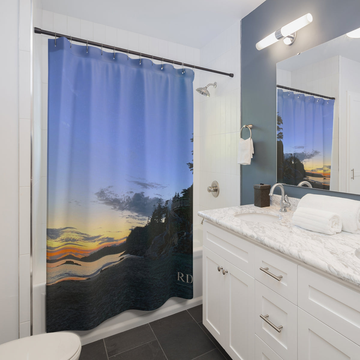 Stairway to Paradise Shower Curtain
