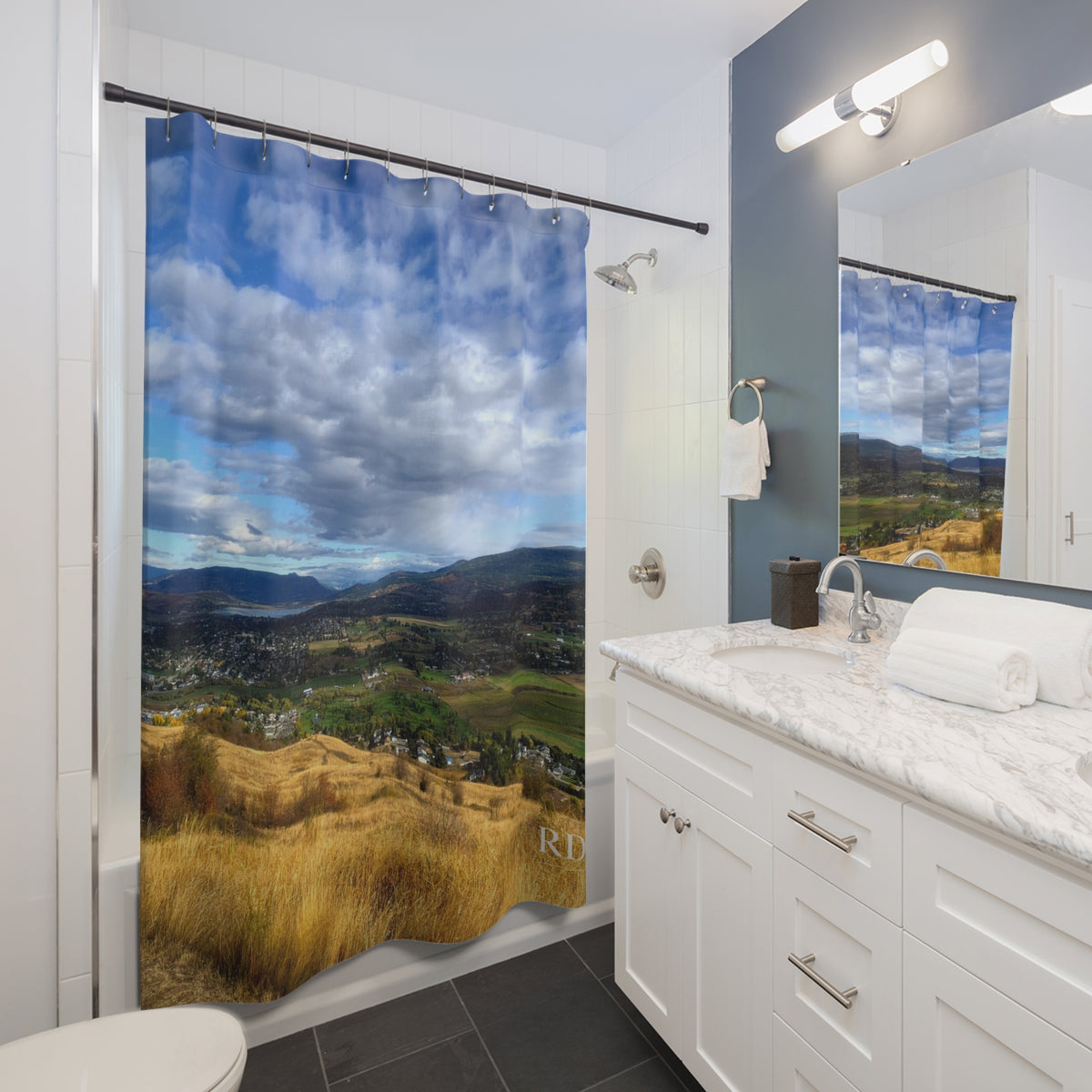 Golden Hills Okanagan Valley Shower Curtain