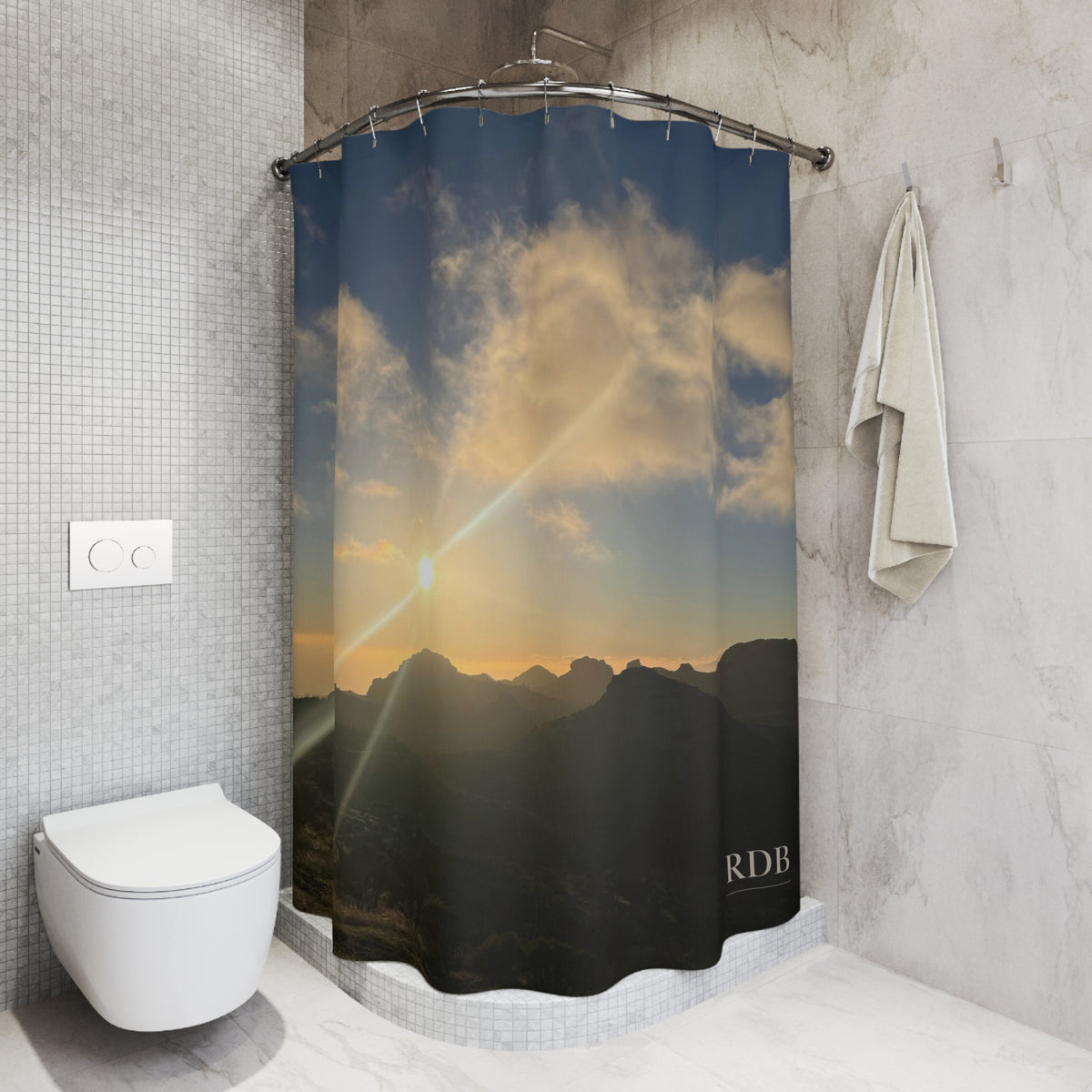 Malibu Sunrise Shower Curtain