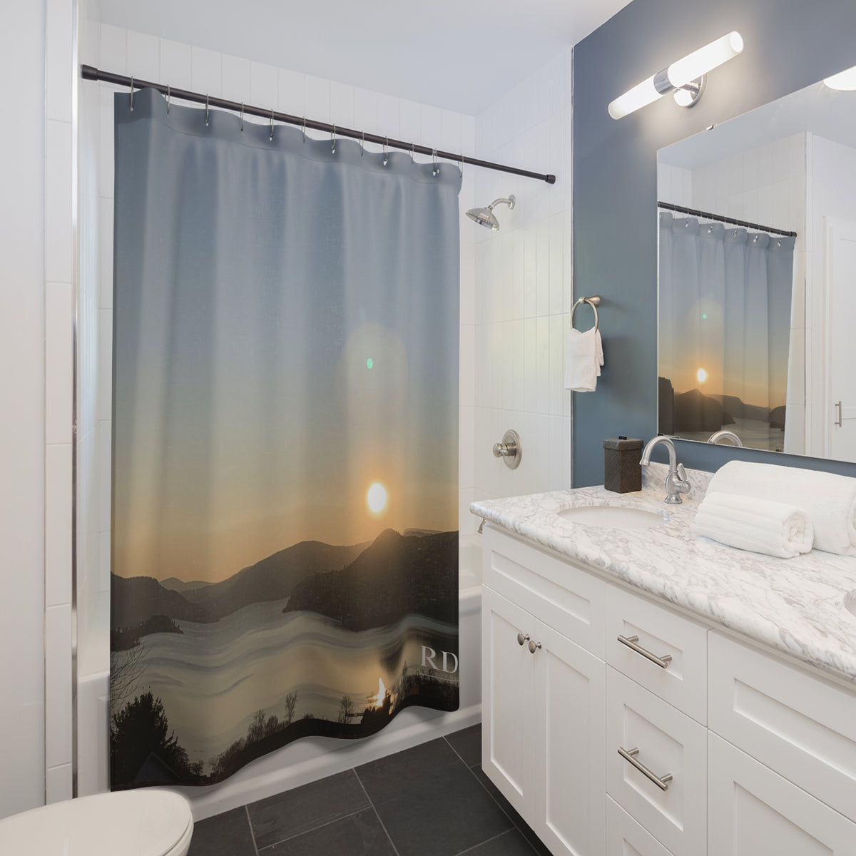 Golden Hour Shower Curtain
