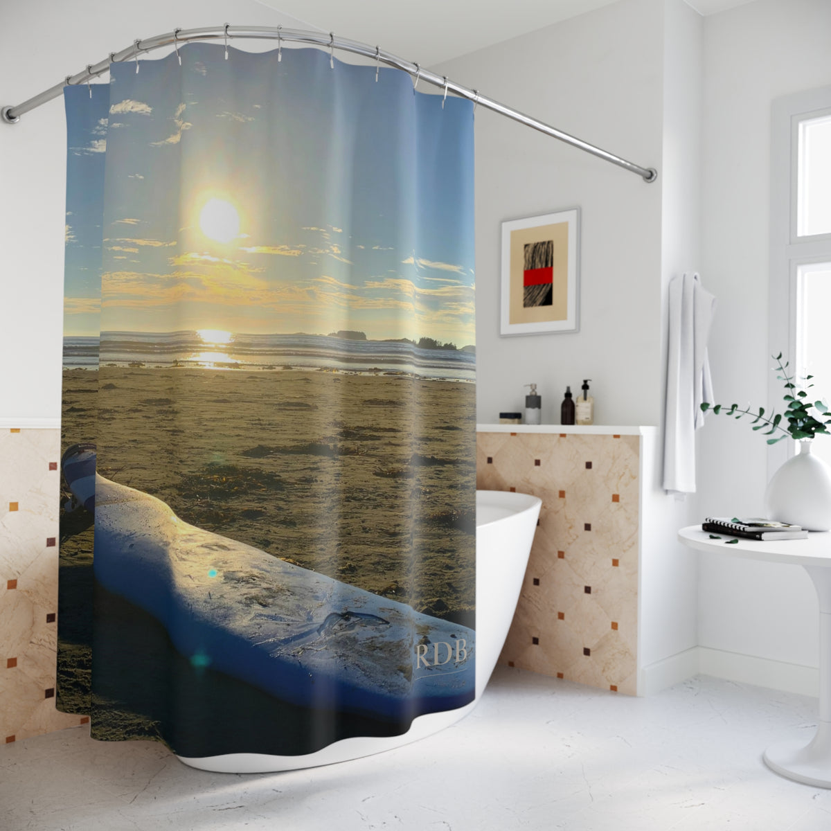 Surf Tofino Shower Curtain