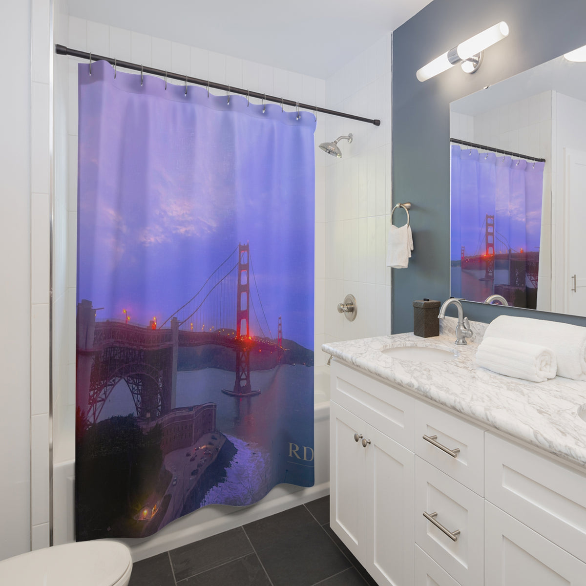 Golden Gate Bridge Shower Curtain